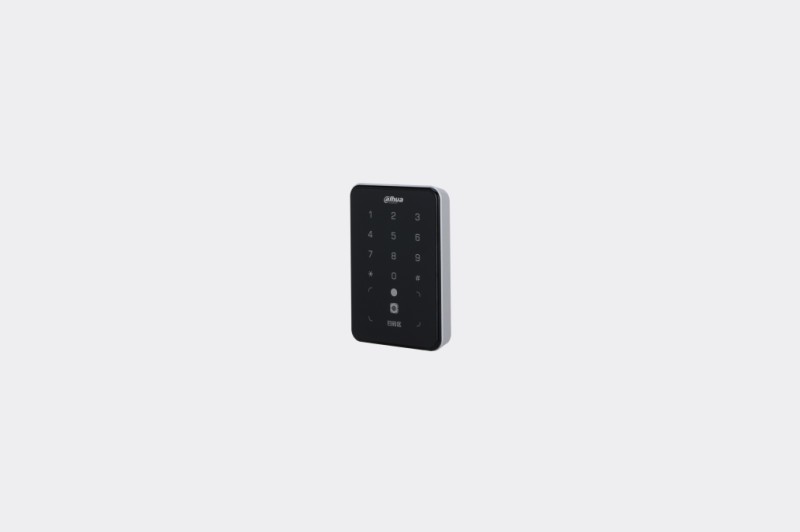 北京门禁系统:A款防水密码读卡器(IC+密码+二维码)